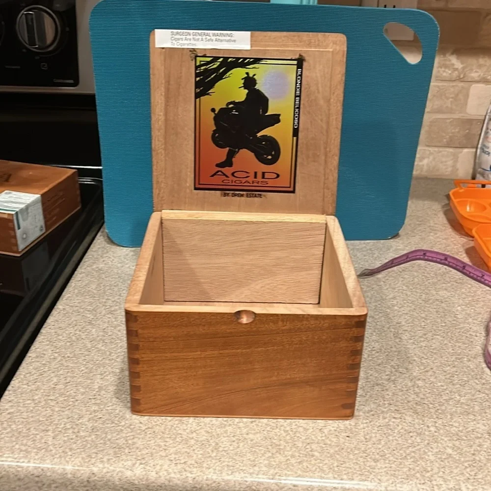 Cigar box.  Acid Cigars by Drew Estate Wood box - Picture 3 of 12